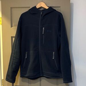 Stio Wilcox Hooded Fleece Jacket Navy Blue Men’s XL